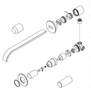 Vägghängd Toalettstol, Badkarsblandare, badrumduschar, Toalettstol, Badrum, Italienska badrum, Moderna Design, badrum design Italienska, badkar, badrum design Italienska, badkar, badrumidéer Italienska, Badkarsblandare